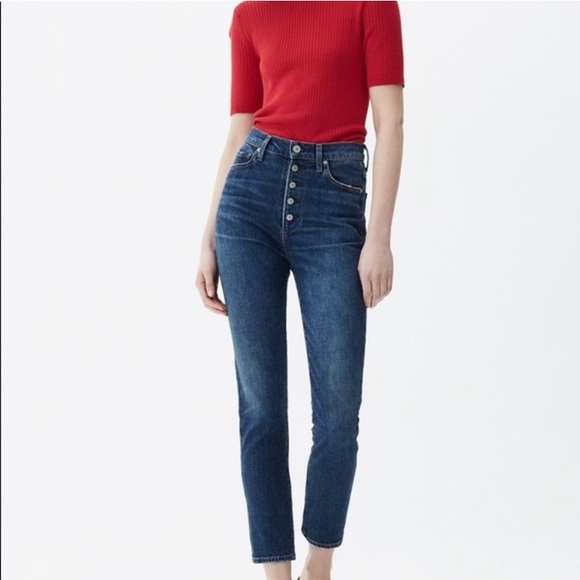 Citizens Of Humanity Denim - Citizens of Humanity Olivia exposed fly high rise slim ankle -Circia